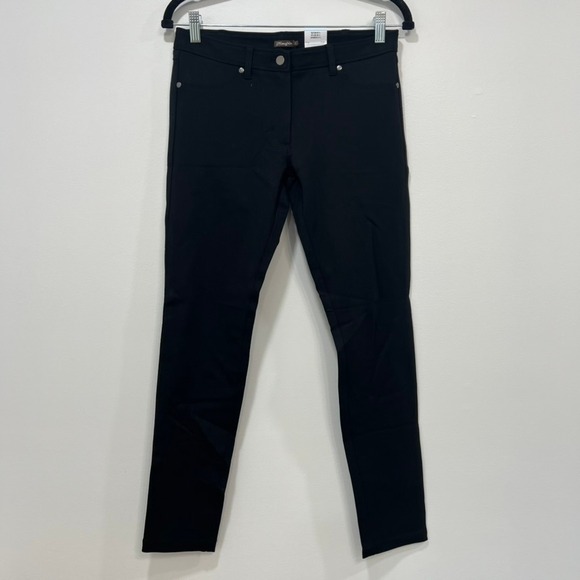 J Mclaughlin Becca Pant 4 NWT $165 Skinny Career Stretch Capsule Black Solid - Picture 1 of 7